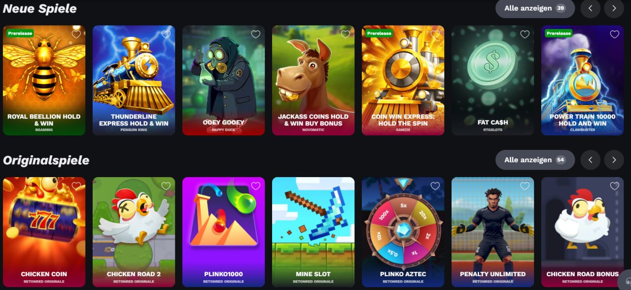 Live Casino und Turnierperformance